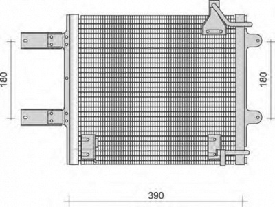 MAGNETI MARELLI 350203290000 -  Конденсатор, кондиционер